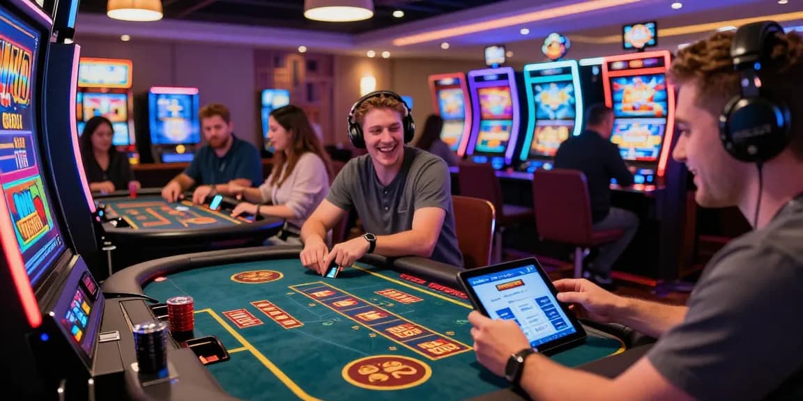 Players enjoying the thrill of credit card games at brcs.co.uk casinos with Visa and Mastercard.