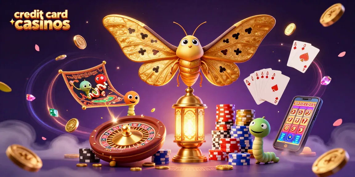 Experience the excitement of credit card casinos with vibrant 3D casino scenes and characters.