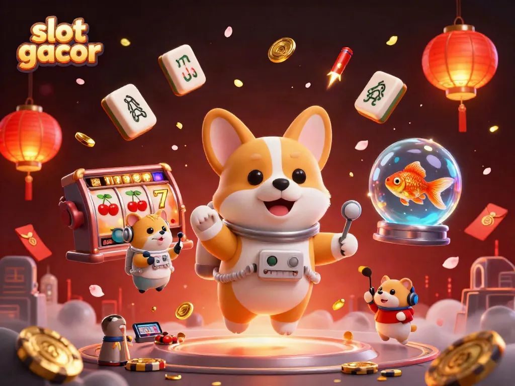 Slot gacor menghadirkan pengalaman kasino dengan astronaut dan elemen keberuntungan lainnya.