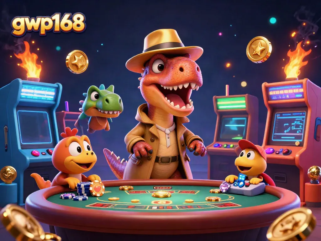 Jelajahi suasana permainan di gwp168 dengan gaya unik dan karakter menarik di meja blackjack.