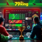 Ansprechende Szene des Online-Glücksspiels bei 79king, in der Spieler eine Vielzahl von Spielen mit lebendigen Grafiken genießen.