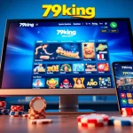 Engaging online gambling scene showcasing 79king's casino games interface with vibrant colors.
