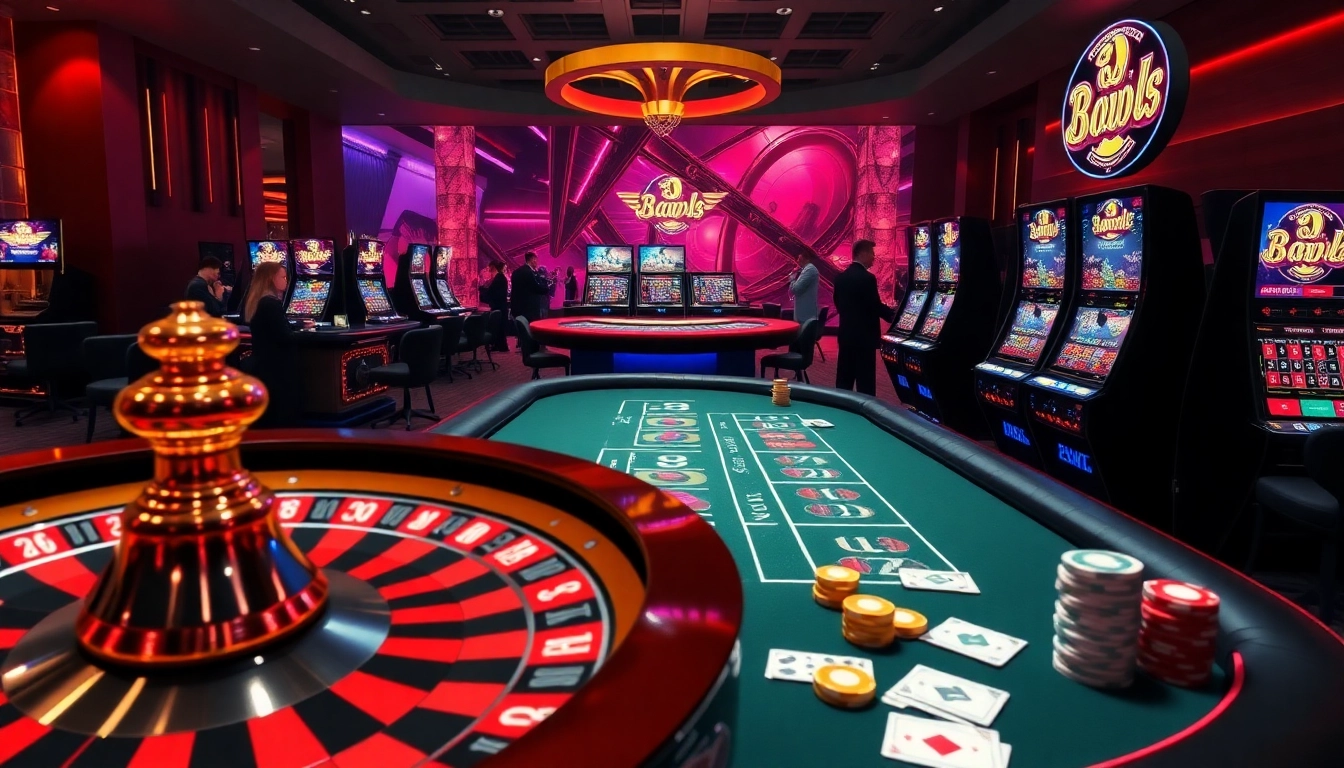 Experience the thrill of betting at new888 with dynamic online gaming visuals from casino tables and slot machines.
