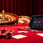 Engage in thrilling games at GG88COM BET with vibrant poker chips and roulette wheels.