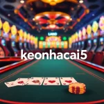 Action-packed gaming scene featuring keonhacai5 at a vibrant online sportsbook interface.