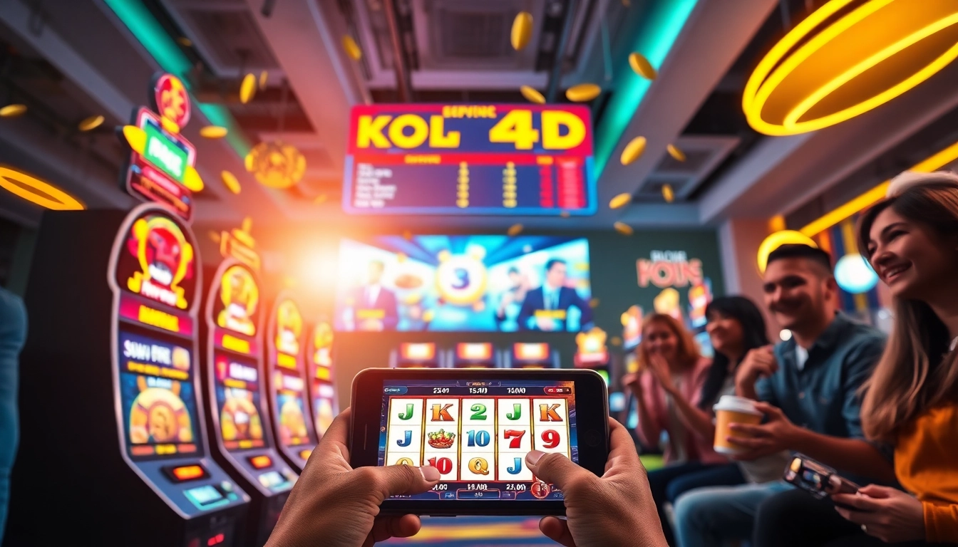 Discover exciting gameplay at Situs kode4d with vibrant slot machines and engaging digital gaming features.