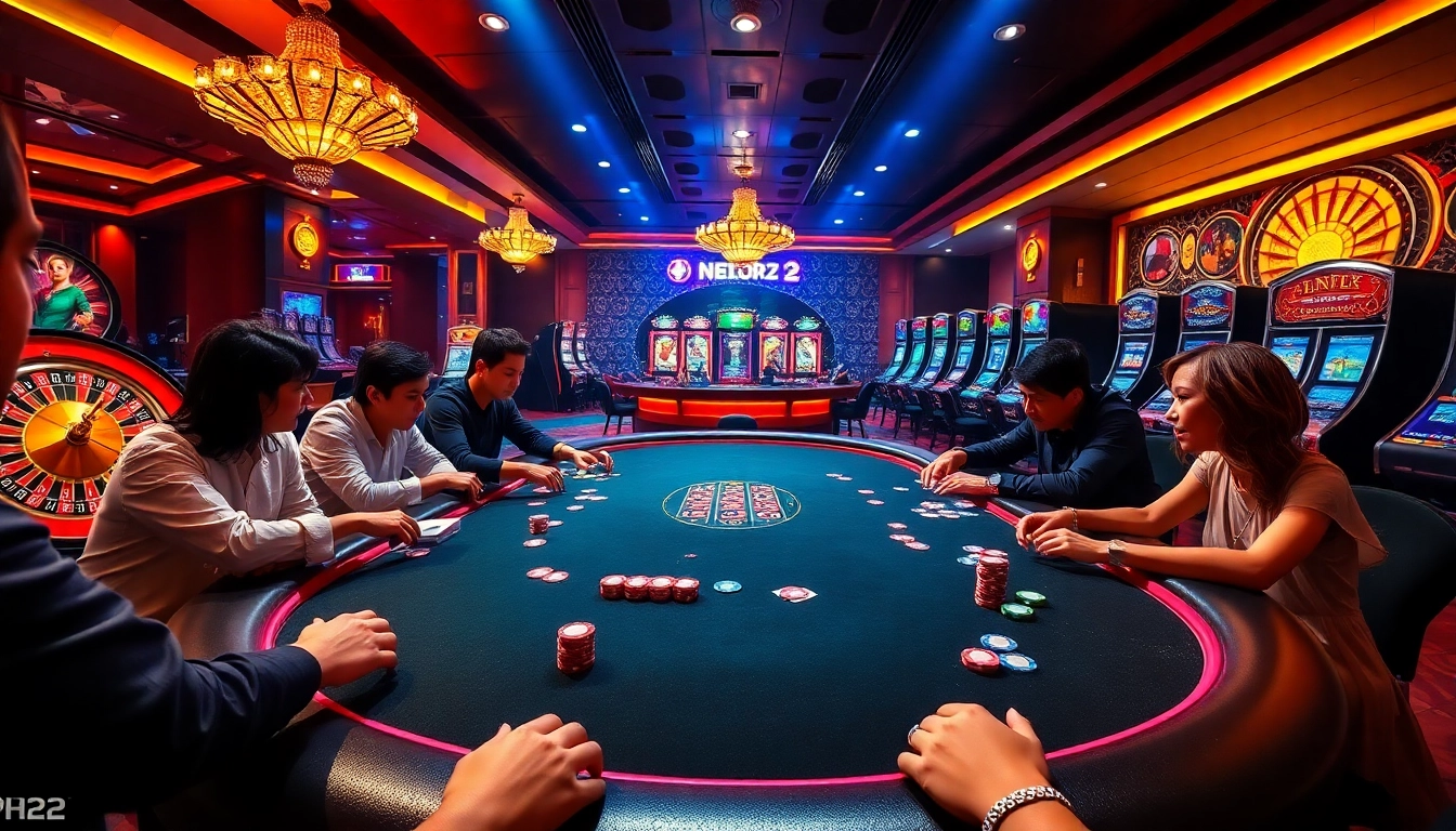 Engage in the exciting atmosphere at https://ph22.net.ph/ with thrilling poker action and vibrant casino visuals.