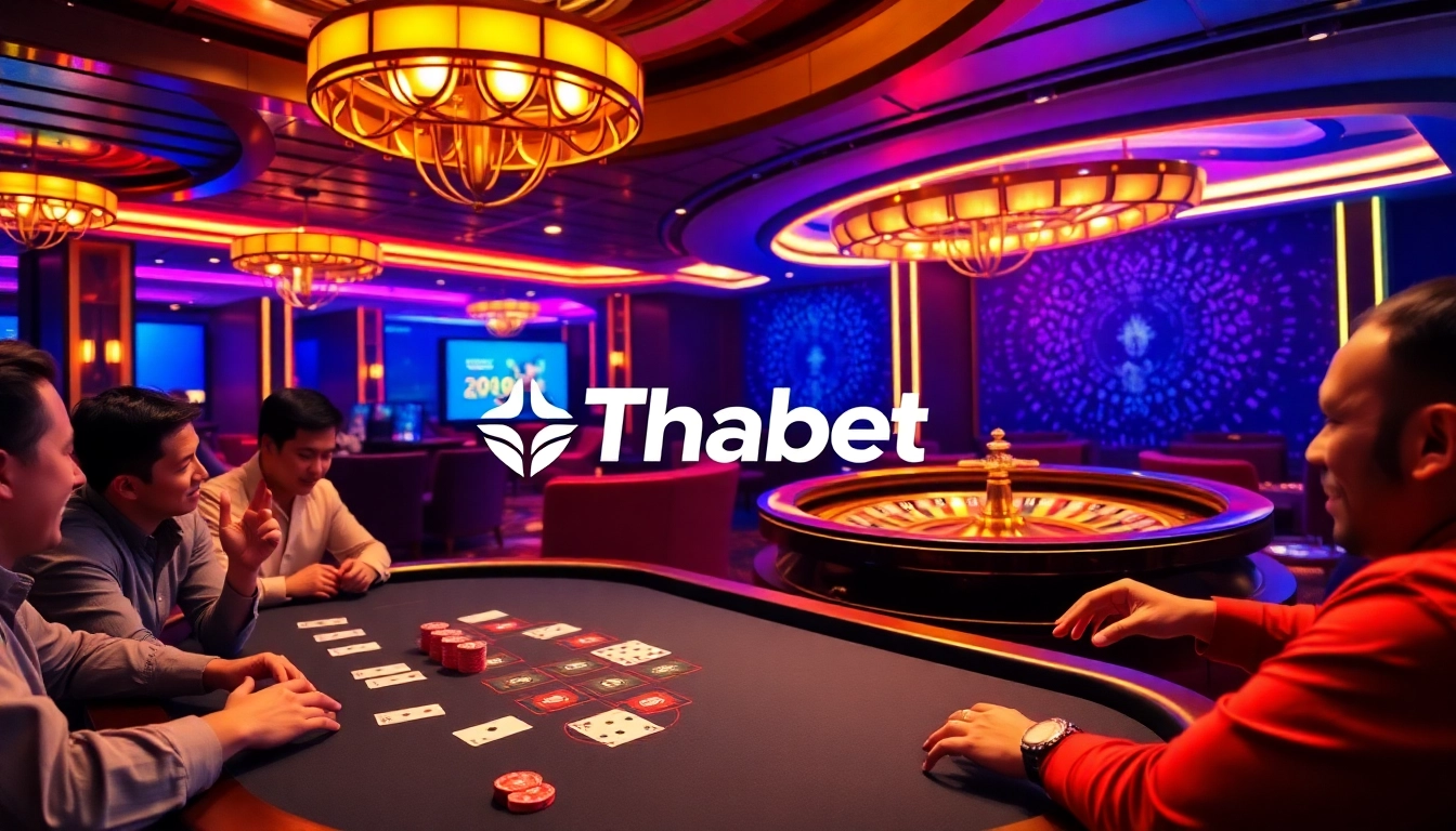 Experience high stakes excitement at Nhà cái Thabet's luxurious casino.