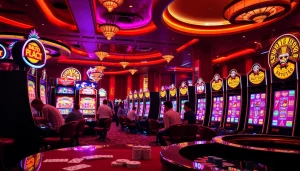 Rasakan suasana mendebarkan mesin slot Birutoto dalam setting kasino mewah.