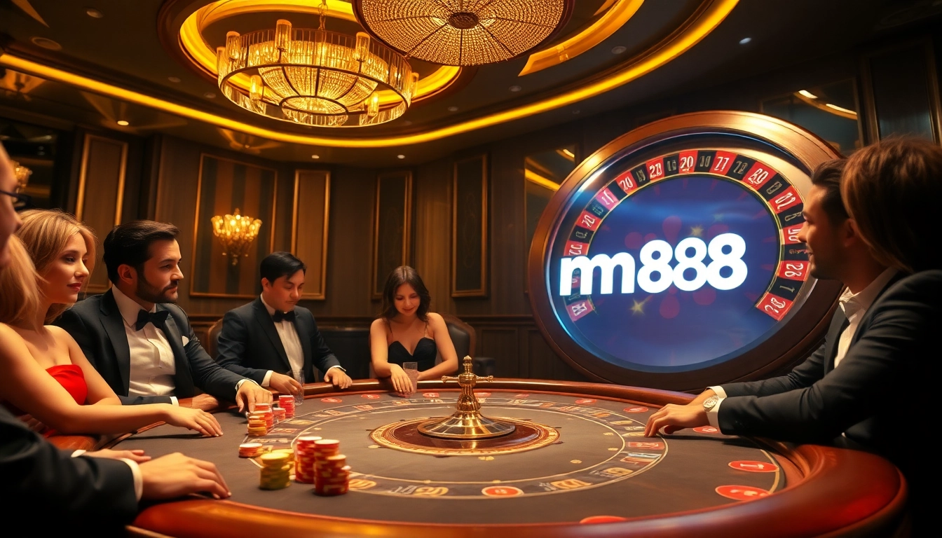 Experience the thrill of casino gaming with mm88 at a high-stakes poker table.