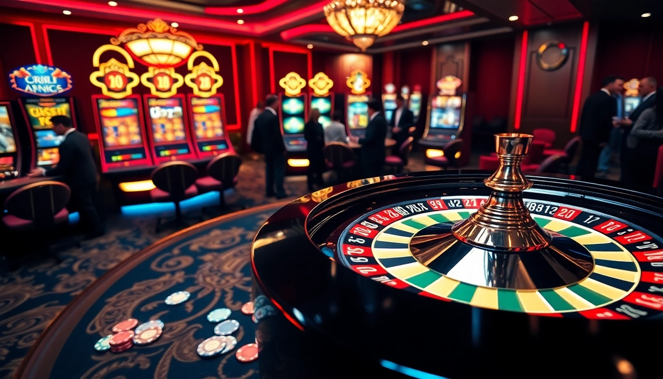 Experience the thrill of GG88 with vibrant casino games and a spinning roulette wheel.