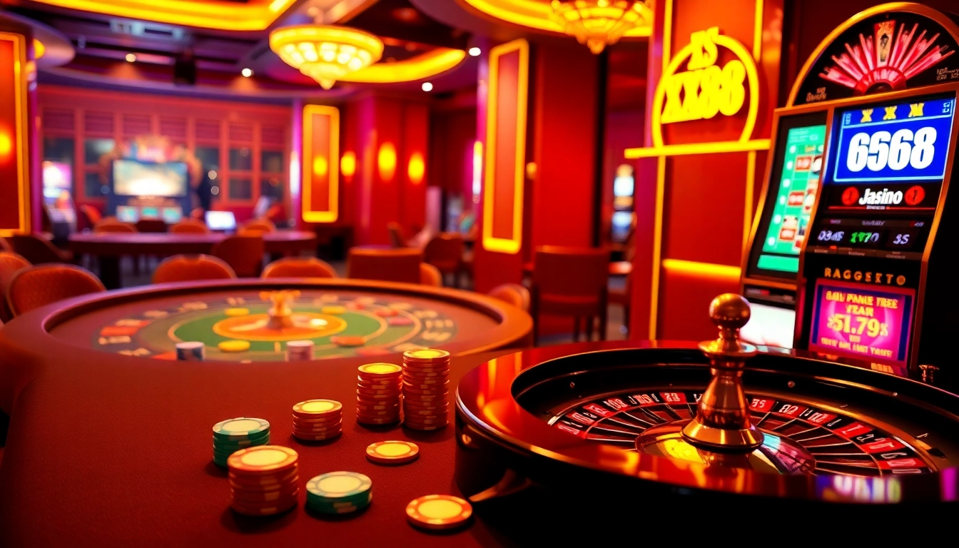 Experience thrilling gameplay at xx88 with vibrant casino games and poker tables.
