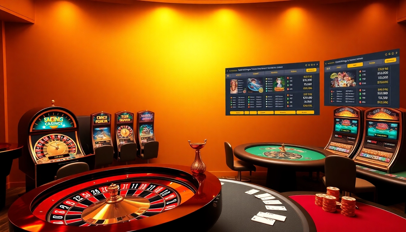 Experience the thrill of gambling at https://33wins.it.com, featuring vibrant slot machines and roulette tables.