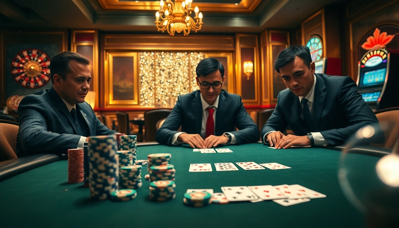 Play poker at https://www.2ph222.com/ with professional players in a luxurious casino setting.