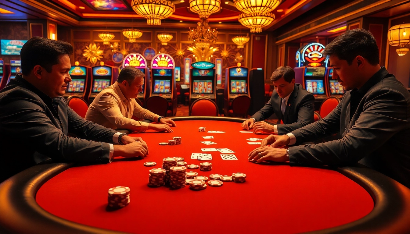Experience the thrill of pg88 bet through an engaging poker game scene with high stakes and vibrant ambiance.