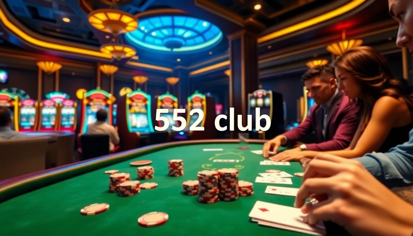 Experience the excitement of b52 club bom tấn with high-stakes poker and vibrant slot machines.