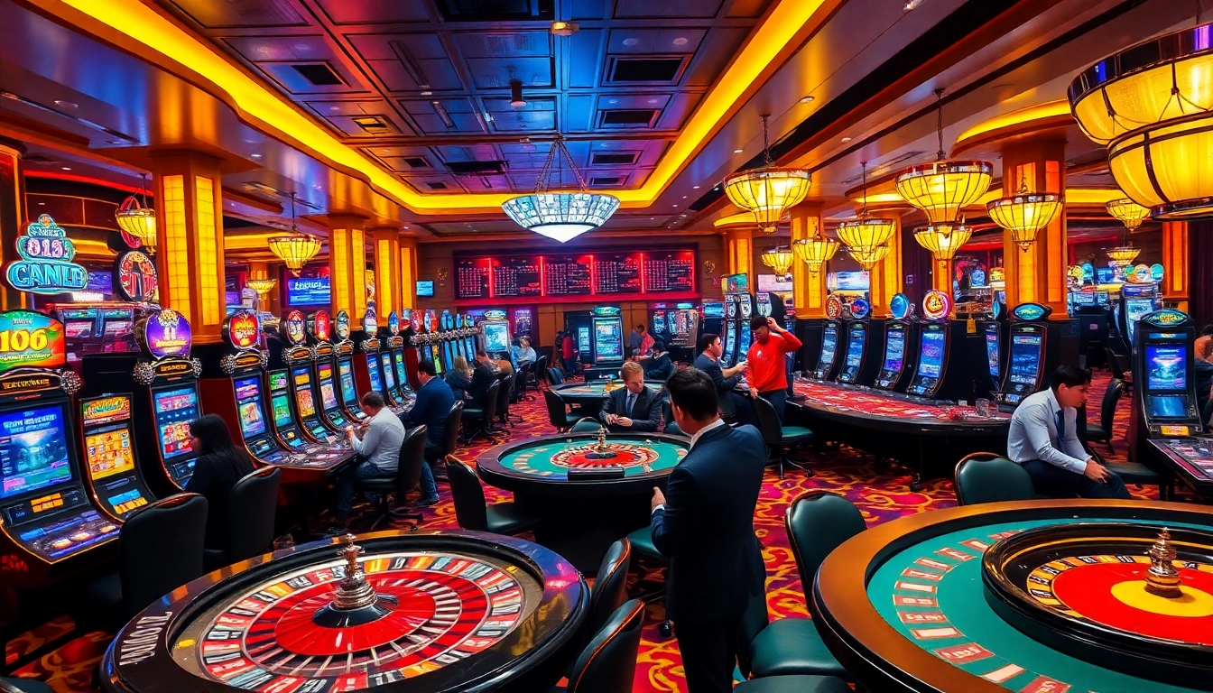 Experience thrilling gameplay at bet88 with vibrant casino gaming atmosphere.