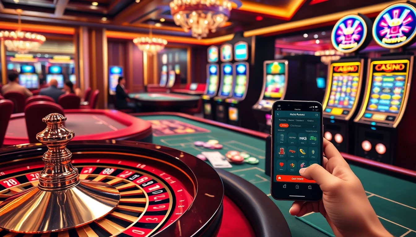 Players engaging in a thrilling MK8 casino gaming experience at luxurious tables.