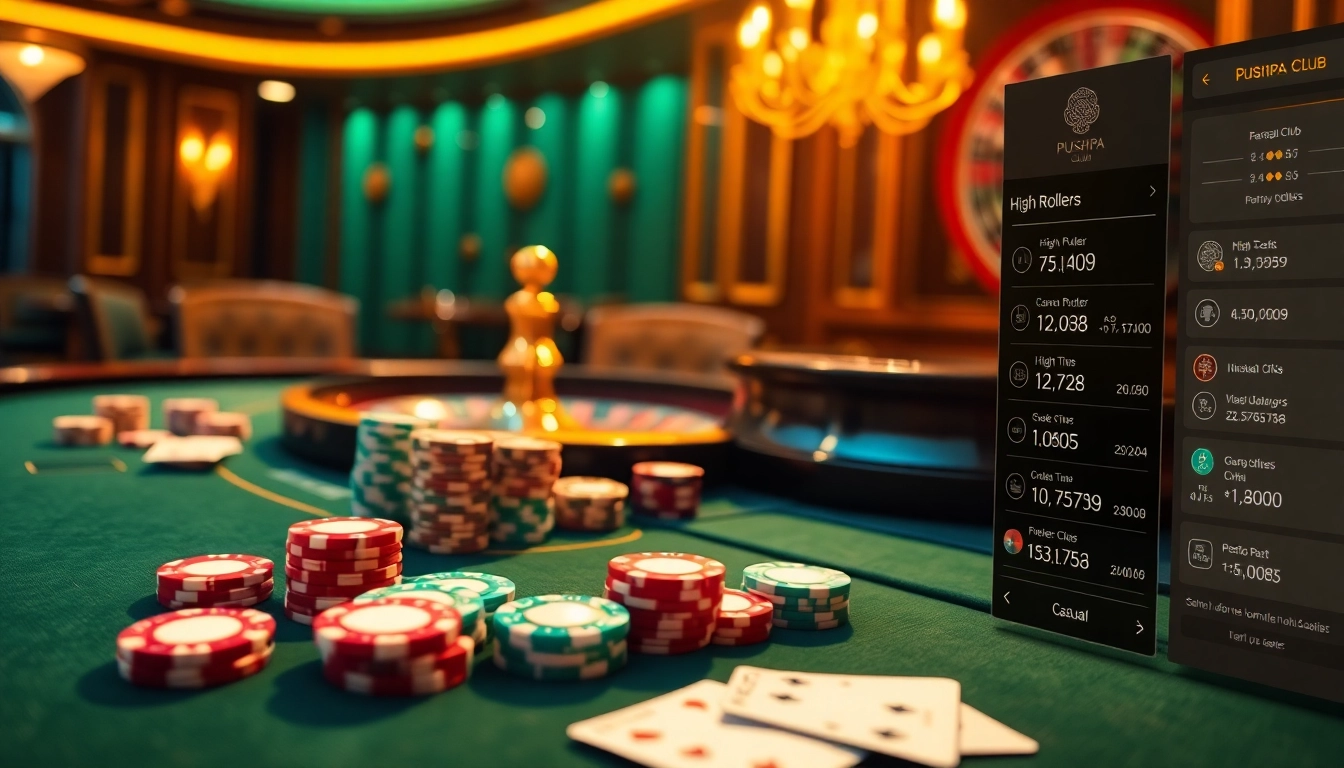 Experience thrilling gameplay at Pushpa Club with exciting poker action and roulette excitement.