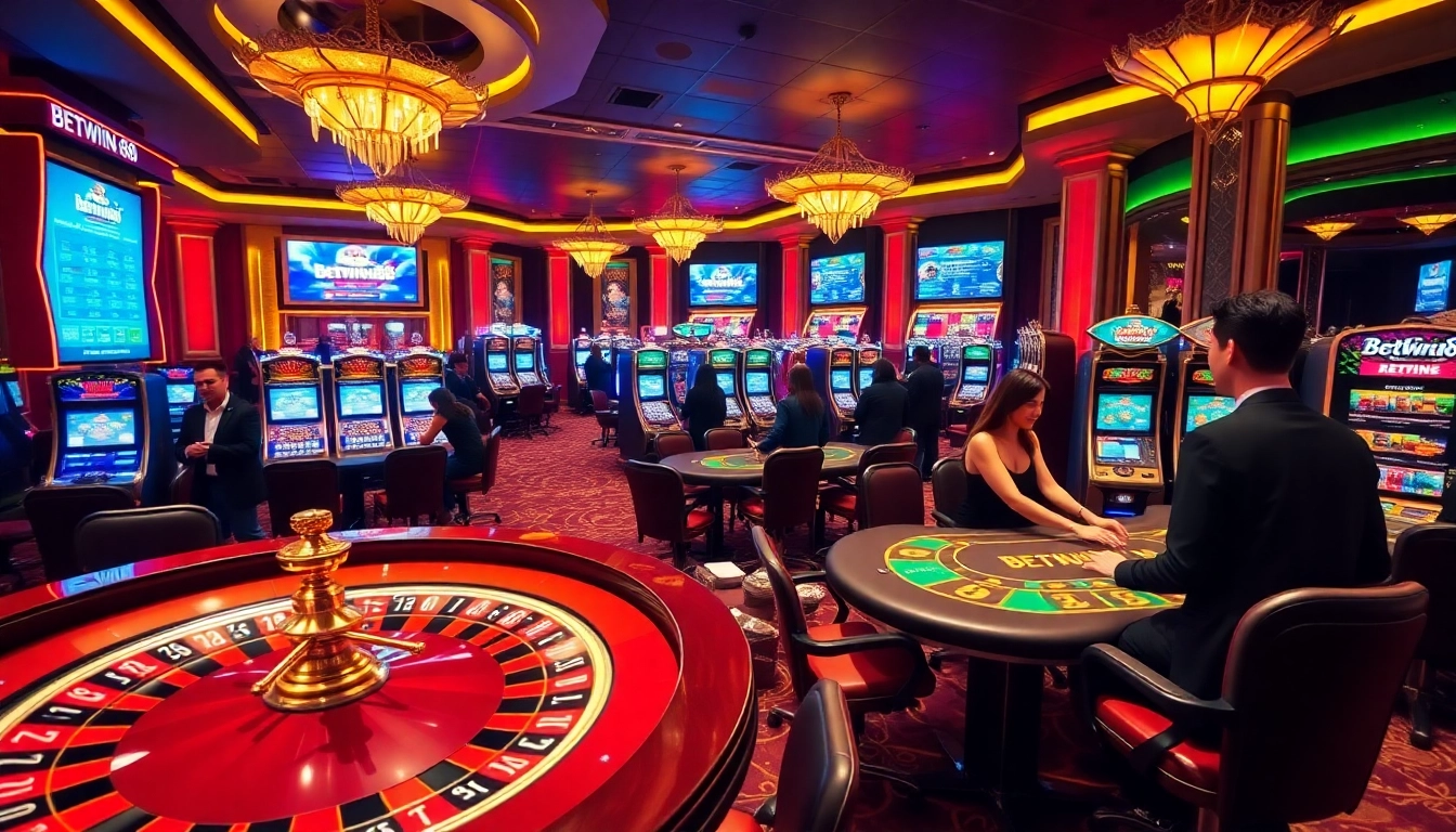 Experience thrilling gambling moments at Betwin88 with roulette, poker, and slot machines.