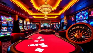 Players enjoying a thrilling game at U888, showcasing vibrant casino excitement and digital betting.