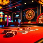 Experience the thrill of gaming with nh88 at a vibrant casino poker table.
