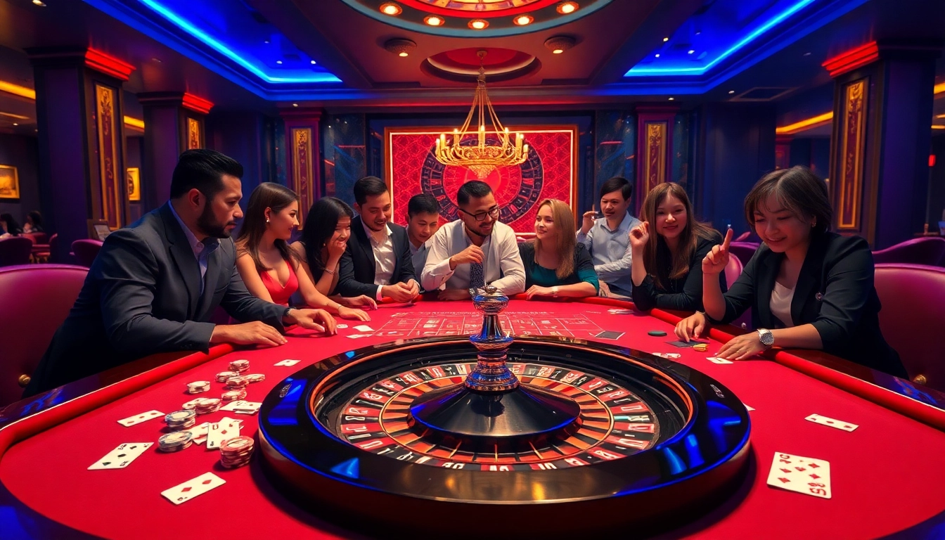 Experience the thrill of gambling at Nhà cái BL555 with vibrant casino visuals.