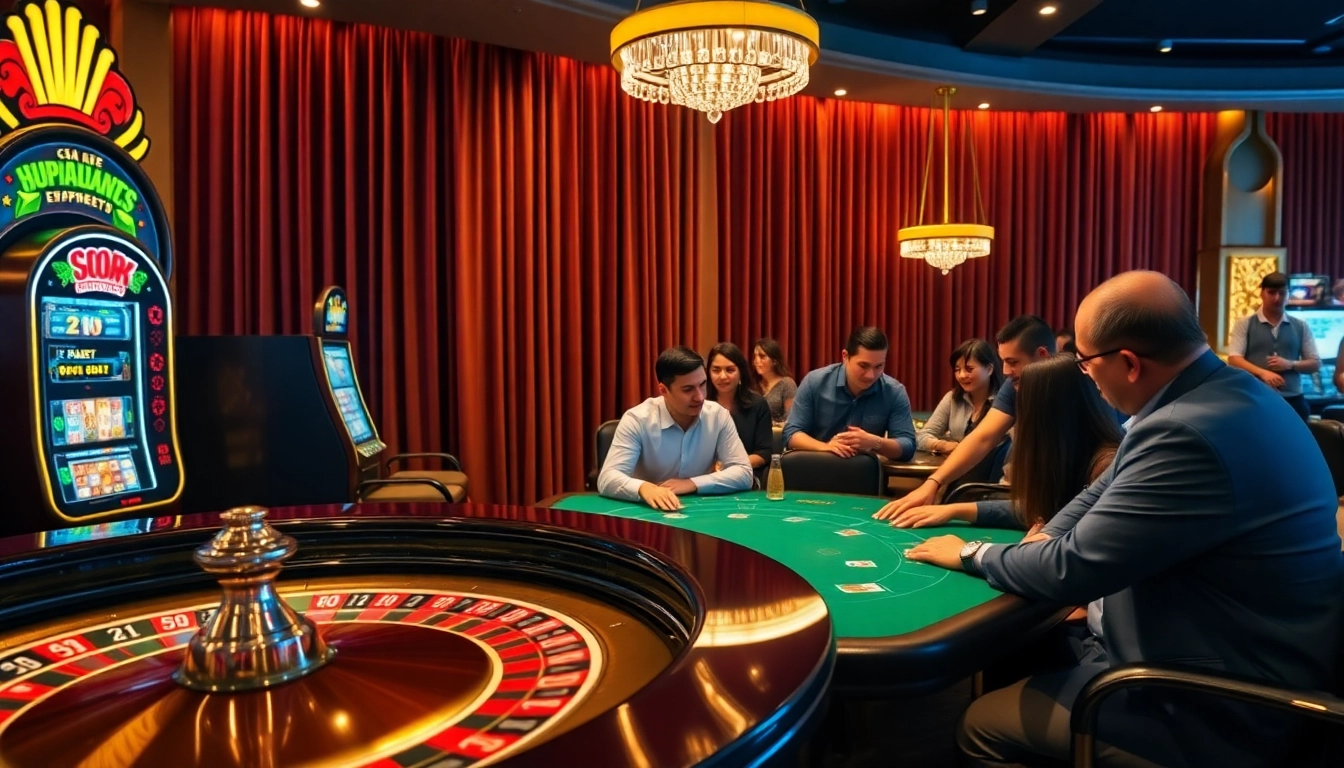 GO88 offers an exciting gambling experience with poker, roulette, and vibrant slot machines.