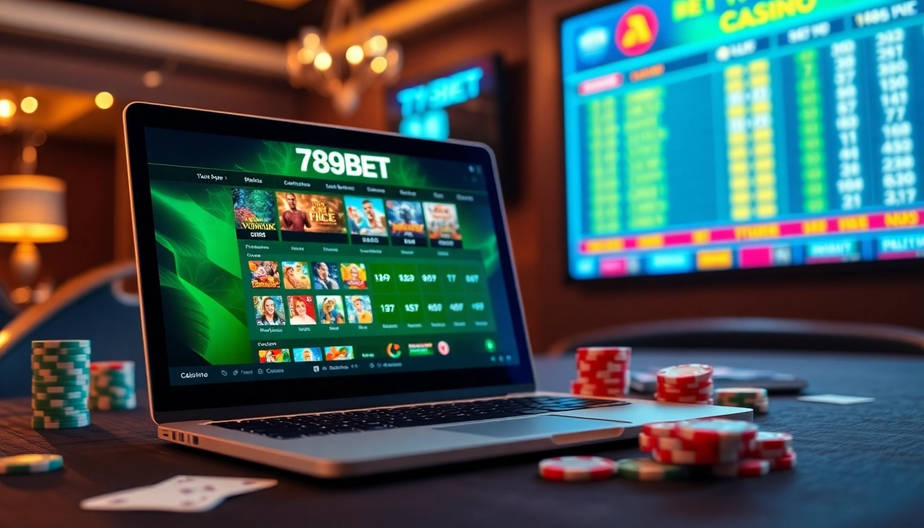 Experience the excitement of online betting with 789BET's engaging casino interface.