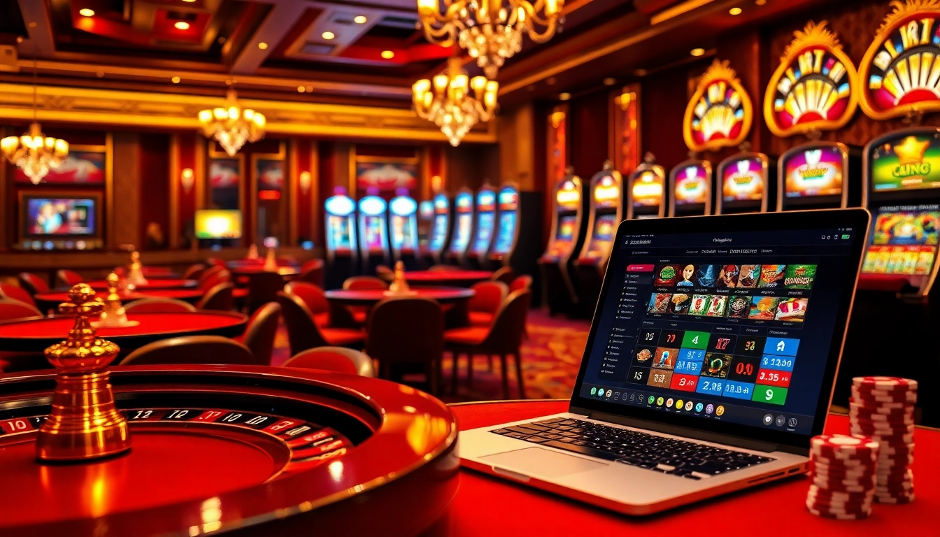 Experience the excitement of Luckywin online with vibrant casino tables, roulette, and engaging gaming action.