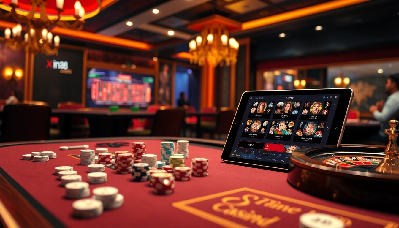 Register for an exciting gaming experience with đăng ký xin88 at a luxurious casino table.
