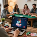 Engaging gameplay on mposport platform showcasing poker strategy and home comfort