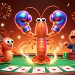 Bet on tải sunwin with vibrant poker scene featuring colorful chips and dynamic characters.