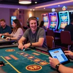 Players enjoying the thrill of credit card games at brcs.co.uk casinos with Visa and Mastercard.