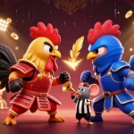 Dewacair Daftar showcases an epic clash between combat roosters, celebrating thrilling sports betting.